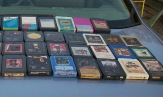 Eight Track 8 Track Cartridge Tapes/vintage 70 