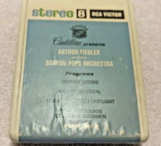 Vintage Cadillac Rca Special Products 8 Track Tape Boston Pops