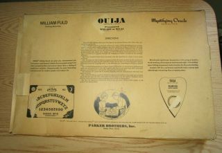 Vintage Ouija Board Game William Fuld Parker Brothers Version USA 4