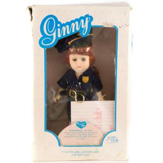 Ginny Policewoman Vogue Dolls Box 71 - 6030 Police Cop Figurine Vtg Uniform