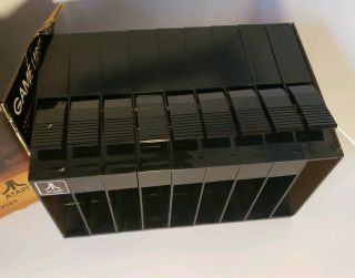 Vintage Atari 2600 Game Library Storage Unit w/ Box 2