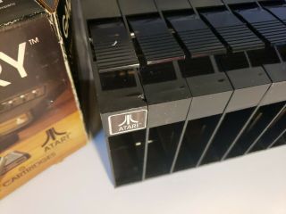 Vintage Atari 2600 Game Library Storage Unit w/ Box 3