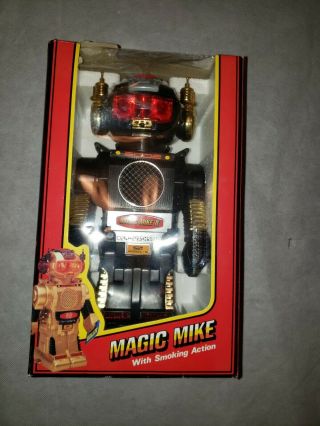 Vintage Magic Mike Ii Smoking Robot Black - Box 2165 Smokes