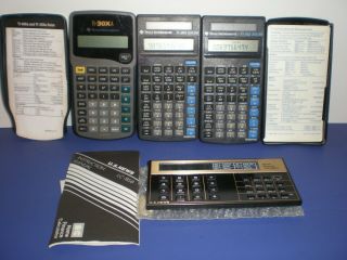 3 Texas Instruments Calculator Ti - 30x Solar And 2 Ti 36x 1 Vintage U.  S.