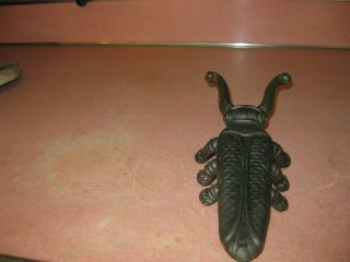 Vintage Cast Iron Beetle 2 Boot Jack