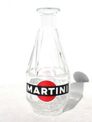 Vintage Glass Martini Whiskey Bourbon Liquor Decanter Barware