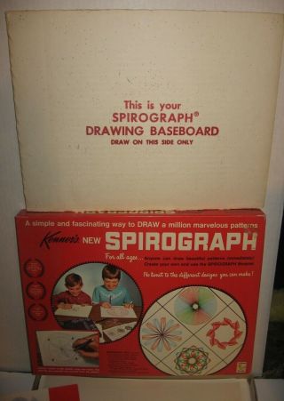Vintage 1967 Kenner ' s Spirograph No.  401 Complete Set Made USA 2