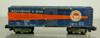 Vintage American Flyer S Scale 24023 B&o Time Saver Boxcar - Hard To Find