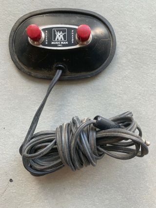 Rare Vintage Music Man Amplifier 2 Button Foot Switch