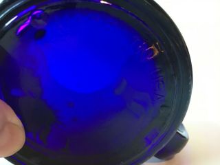 Vintage Cobalt Blue Celestial Sun Moon Stars Libbey Coffee Cup Mug Made In USA 4