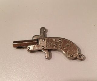 Great Detailed Vtg Miniature Mini Toy Cap Gun Charm Pistol Japan Conoraft