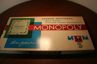 Vintage Monopoly Game 1960 