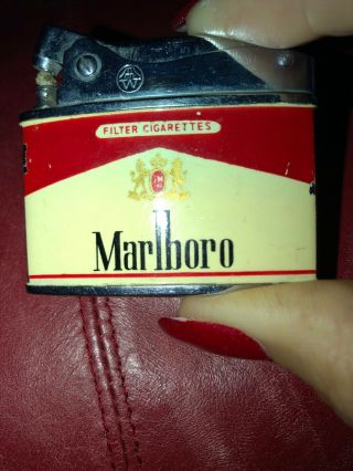 Vintage Ryan Marlboro Cigarette Lighter Made in Japan 4