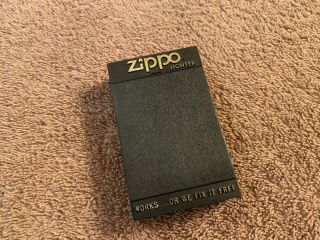 VINTAGE 1986 ZIPPO LIGHTER OLD STOCK PACEMAKER 5 YEAR SAFETY AWARD 2