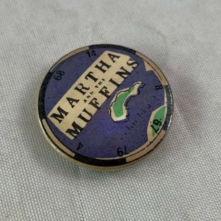 Vintage 1970s Martha And The Muffins Canadian Rock Band Tour Pin