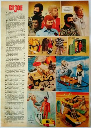 1973 Vintage Paper Print Ad Gi Joe Action Figure Clothing Vehicle Marx Toys