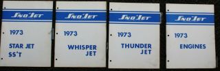 1973 Sno - Jet Star Jet Sst Thunder Jet Whisper Jet 
