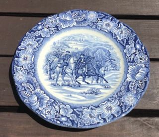 Vintage Staffordshire Liberty Blue Gw At Valley Forge