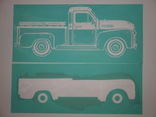 Chalk Couture Retired VINTAGE TRUCK - Gently,  Partially Once 2