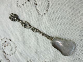 Vintage Italy Silver Plated Figural Tea Sugar Scoop Spoon Shovel