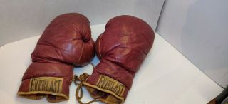 Vintage Everlast Boxing Gloves 14 Oz 7
