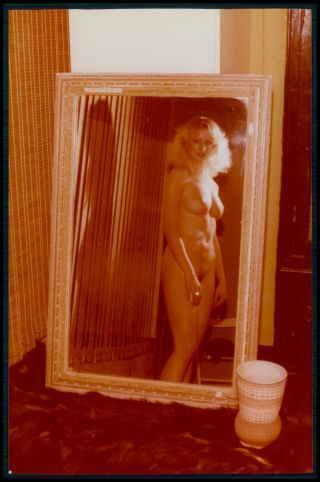 Pinup Pin Up Nude Model Girl Woman Vintage C1970 - 1990s Color Photo Ap52
