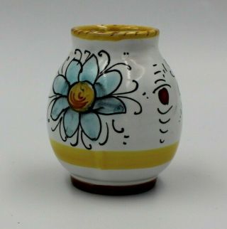 Vintage Deruta Italian Pottery Small Vase