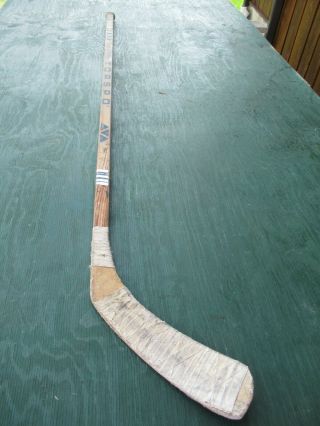 Vintage Wooden 57 " Long Hockey Stick Torspo Pro 500