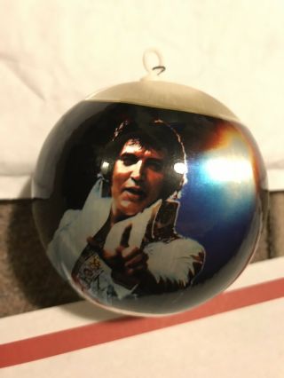 Elvis Presley Christmas Ball Ornament King Rock Roll Vintage Collectible 1977