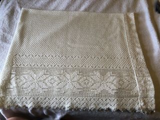 Handmade Vintage Lace Valances And Table Runner 4