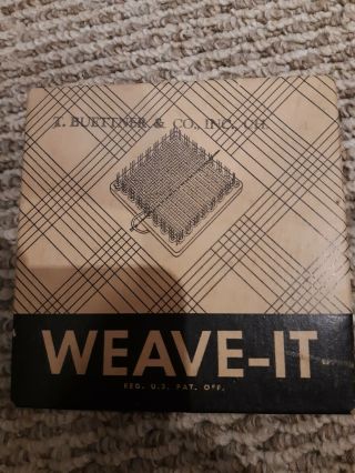 Vintage Weave - It Hand Loom 4 " Square Donar Products Osterville Ma