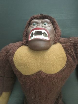 Vintage 1976 Mego King Kong 15 " Plush Doll Stuffed Gorilla Samet And Wells