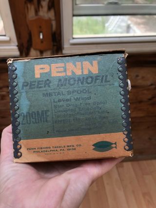 Penn Peer No 209 Saltwater Fishing Reel Mf Made In Usa