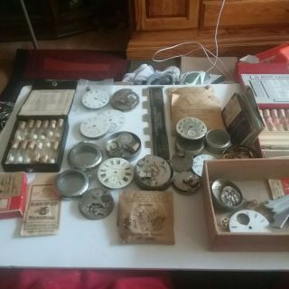 Vintage Pocket Watch Movements And Watchmaker Stuff