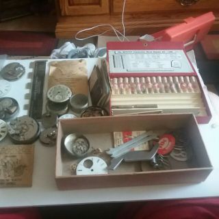 vintage pocket watch movements and watchmaker stuff 2