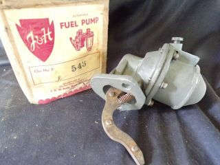 Ac Fuel Pump 543,  V Found On Part 47.  Vintage Hot Rod Rat Rod Jalopy