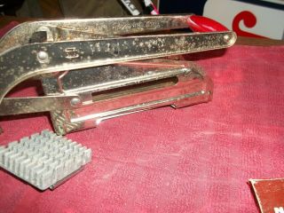 Vintage EKCO French Fry Cutter w/ Cutter Blades T - 13 5