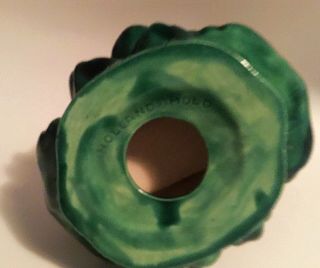 Vintage Ceramic 3D Green Christmas Tree Napkin Mail Holder 4
