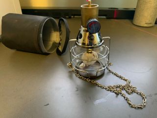 Vintage 6 Inch Lantern With Carrying Case