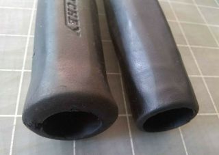 Vintage 1980s Ritchey Logic Rubber Grips For Flatbars In Black Color Open Ends 2