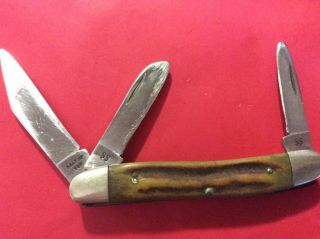 Case Xx 5347 Hp Ssp Vintage 4” Three Blades Knife (3 Dots) Usa