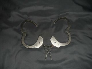 Vintage Peerless Handcuff Great Cond Security Police Equipmen