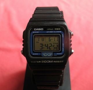Vintage Casio Dw - 210 (548) 200m Watch Digital Lcd