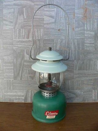 Vintage Coleman 5122 Lp Gas Lantern Green & Cream 3 - 69