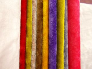 19 COLORS Vintage Plush LONG PILE Miniature Mini Bear Velvet Rayon Fur Fabric 4
