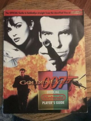 Vtg Goldeneye 007 N64 Official Strategy Guide Player 