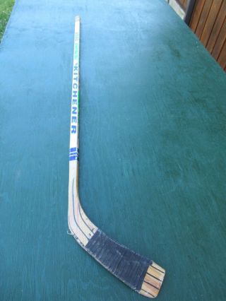 Vintage Wooden 57 " Long Hockey Stick Kitchener 2020