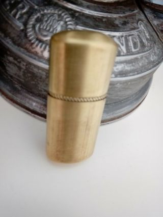 Vintage Old Greece Brass Petrol Cigarette Lighter / Diana / Functional