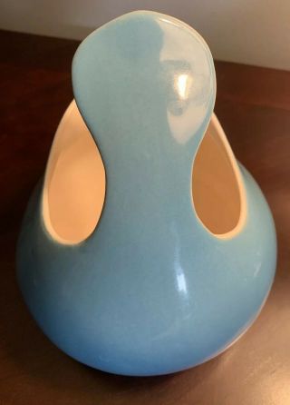 EVA ZEISEL Town & Country Blue Pitcher Vintage Red Wing Pottery MCM 3