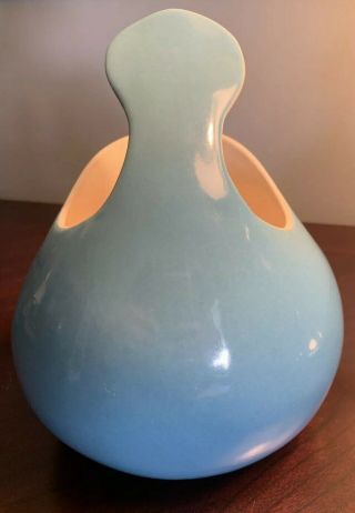 EVA ZEISEL Town & Country Blue Pitcher Vintage Red Wing Pottery MCM 4